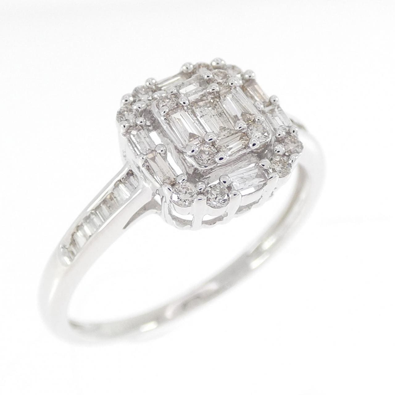 K18WG ダイヤモンド リング 0.30CT