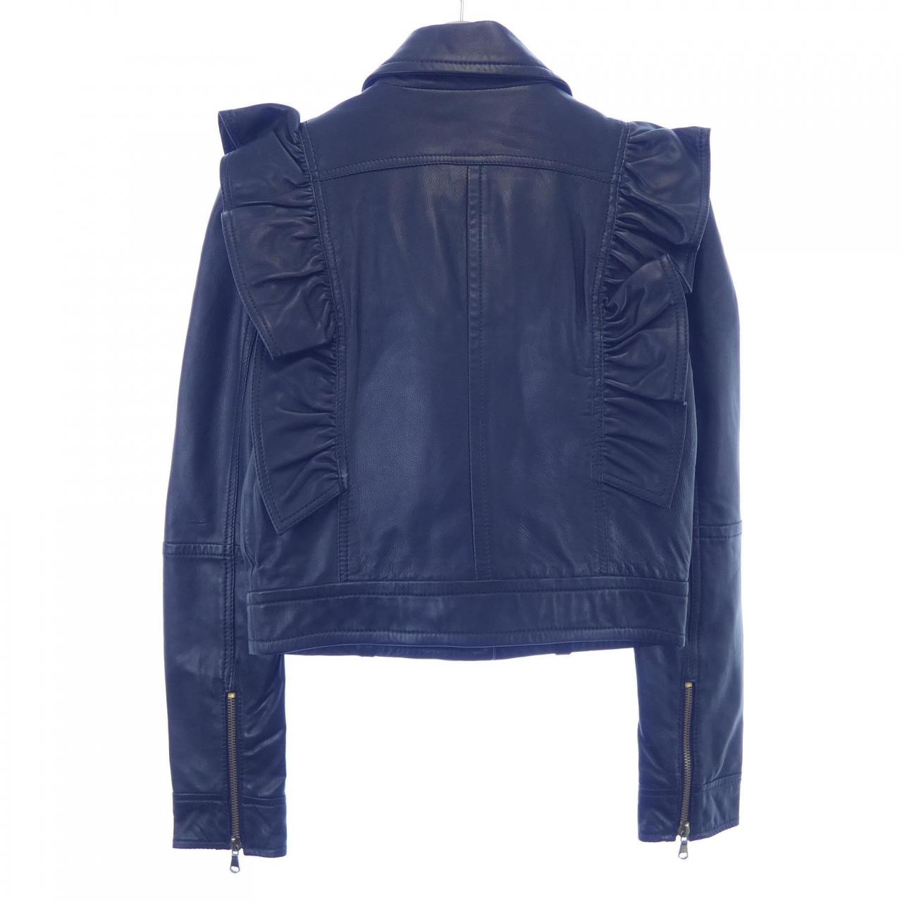 レッドバレンティノ RED VALENTINO レザーライダースジャケット