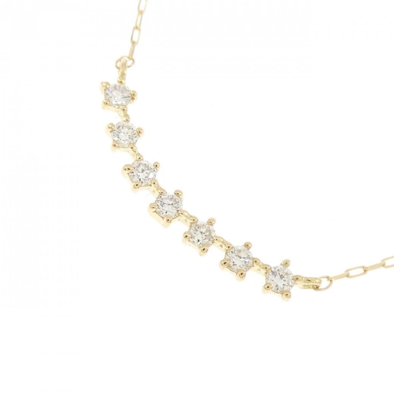 【新品】K18YG ダイヤモンド ネックレス 0.08CT