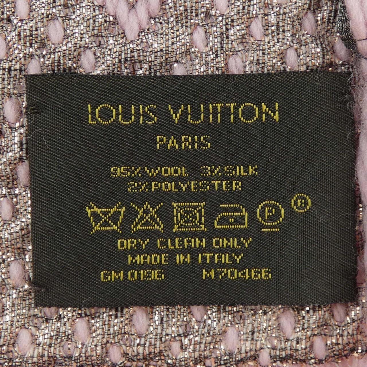 ルイヴィトン LOUIS VUITTON エシャルプ ロゴマニア シャイン M70466 MUFFLER