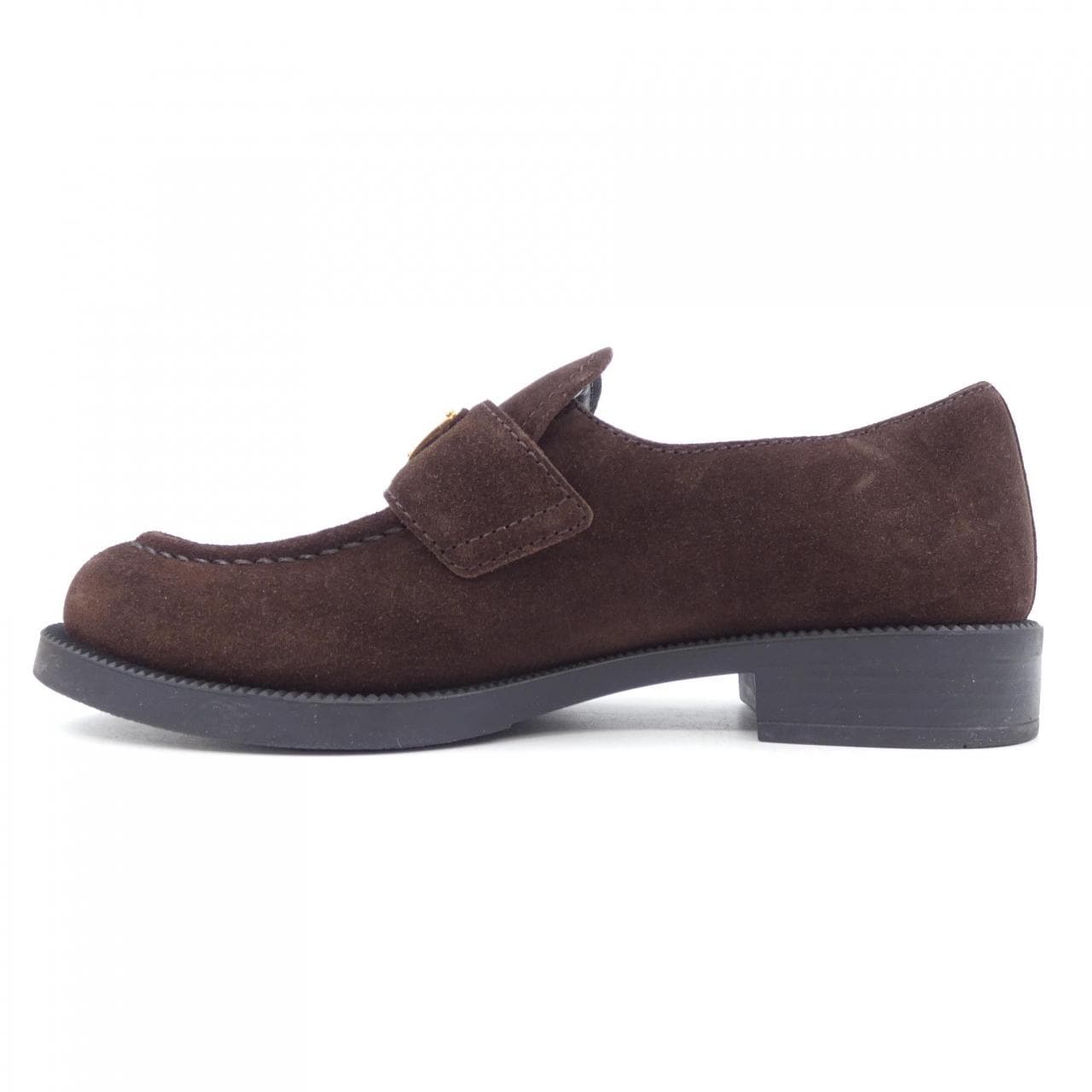 プラダ PRADA スエードローファー　トライアングルロゴ 1D329N シューズ