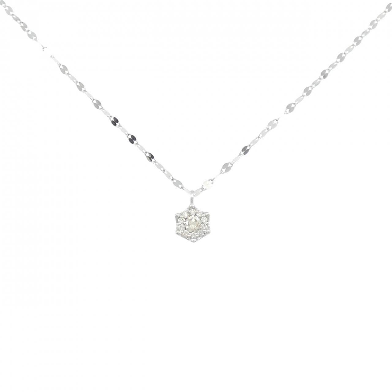 PT900/PT850 ダイヤモンド ネックレス 0.31CT