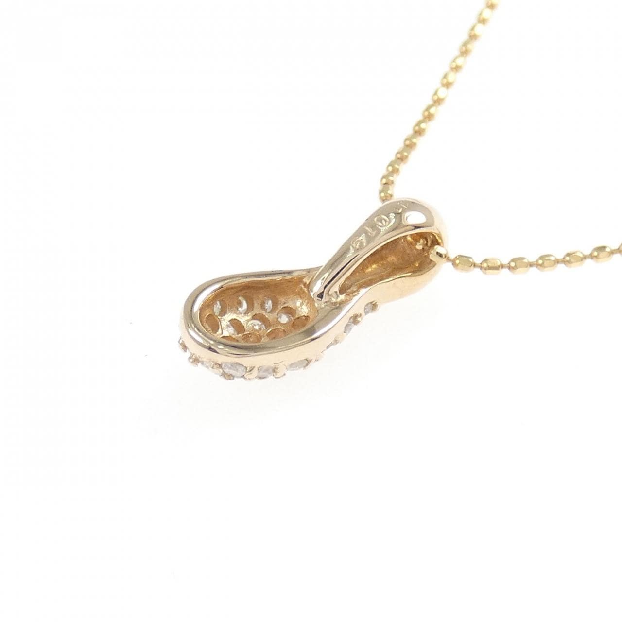 K18PG ダイヤモンド ネックレス 0.19CT
