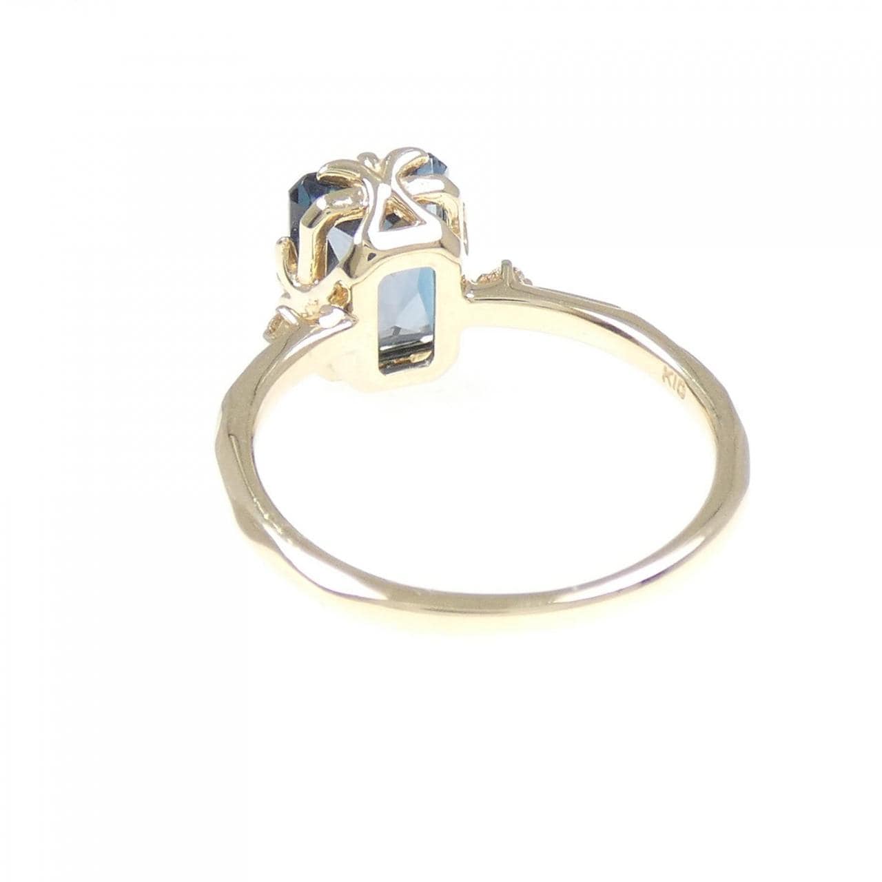 K10YG ブルートパーズ リング