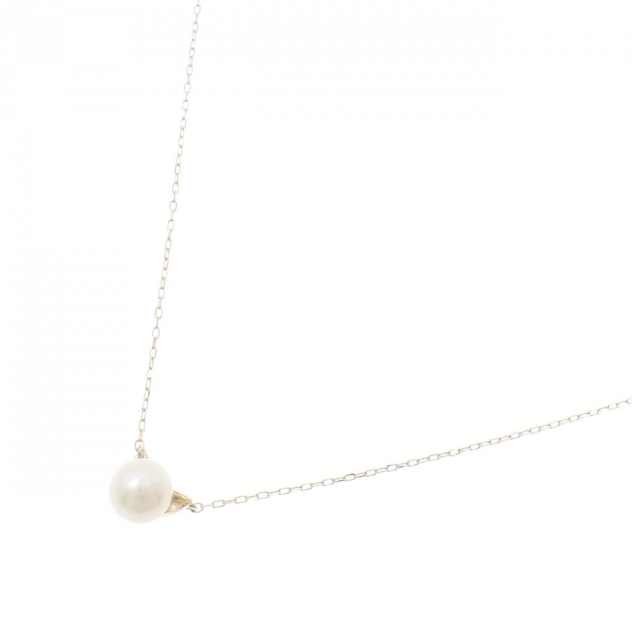 K10YG 淡水パール ネックレス 5.3mm