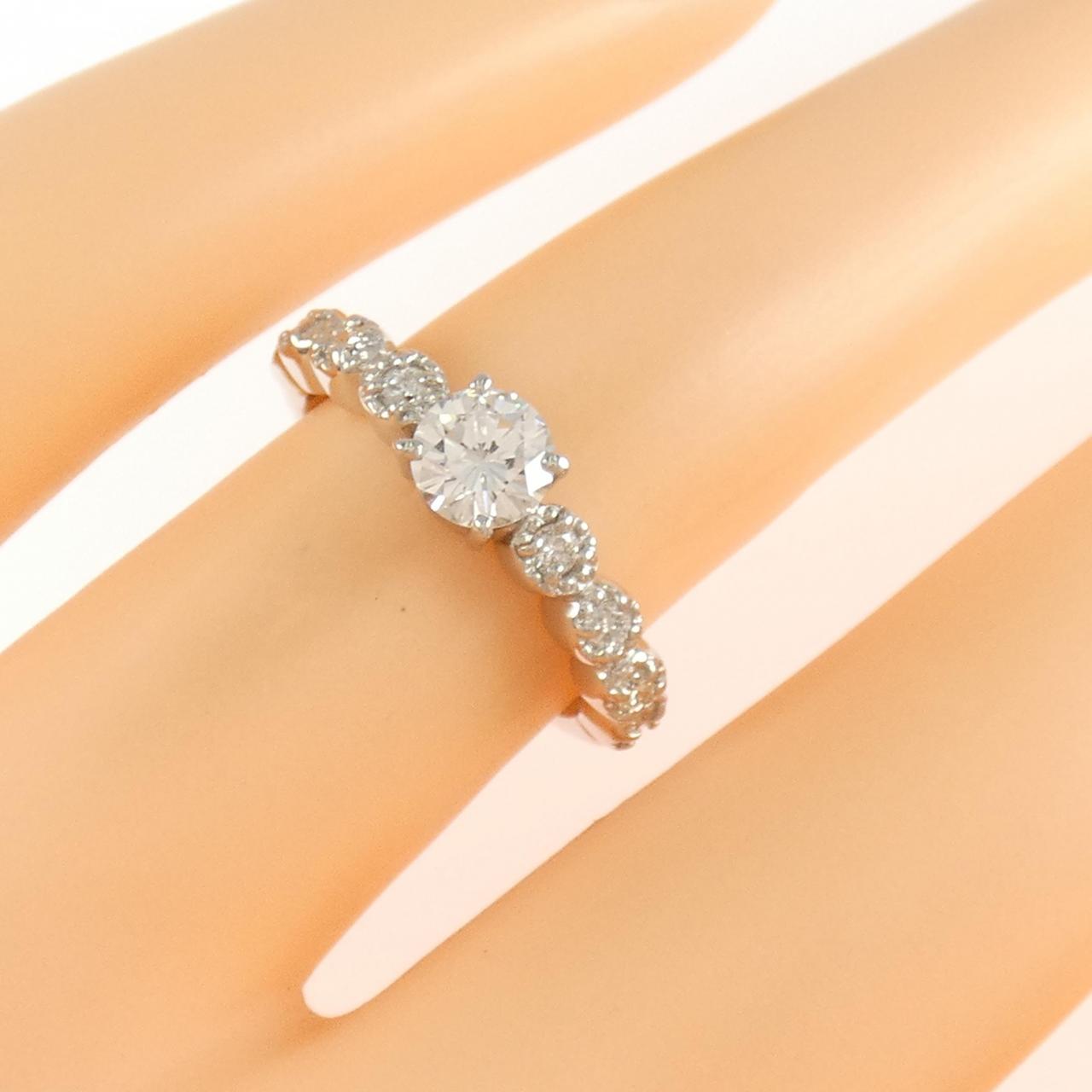 PT900 ダイヤモンド リング 0.392CT F VS1 VG
