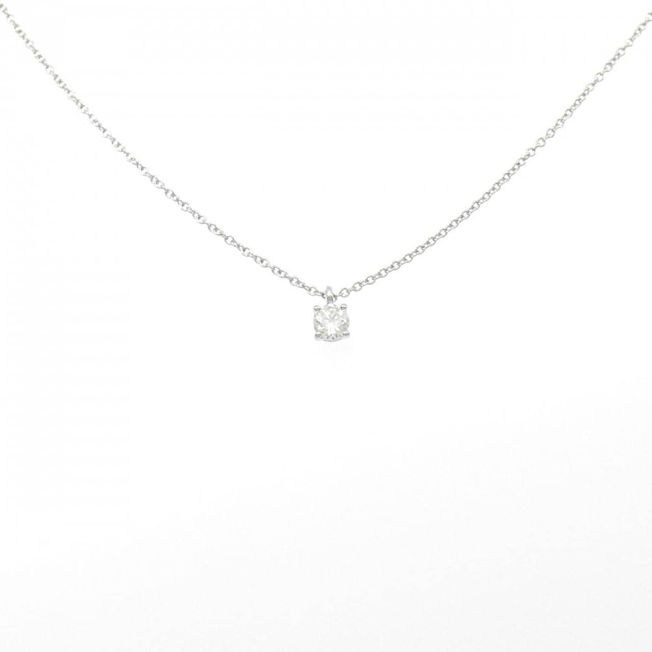 TIFFANY Solitaire Necklace 0.20CT I VS1 3EXT