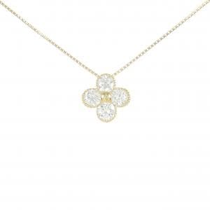 [BRAND NEW] K18YG Diamond Necklace 1.006CT G SI1-SI2 VG