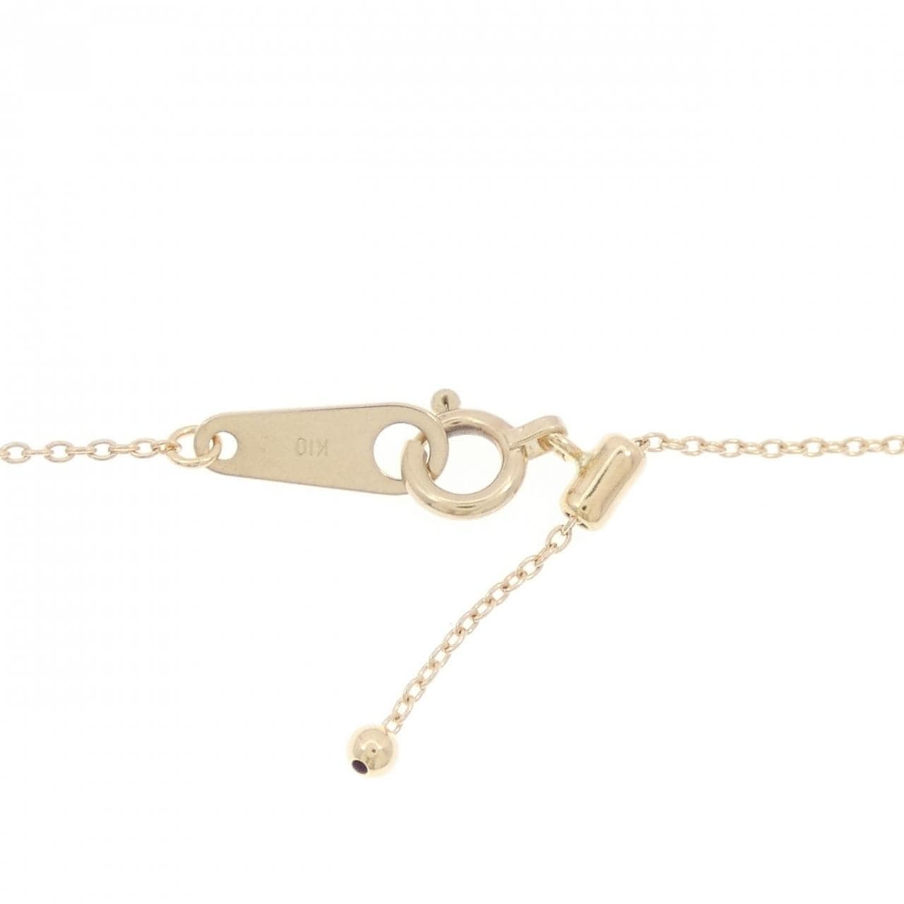 10KYG/K10YG Cross Diamond Necklace
