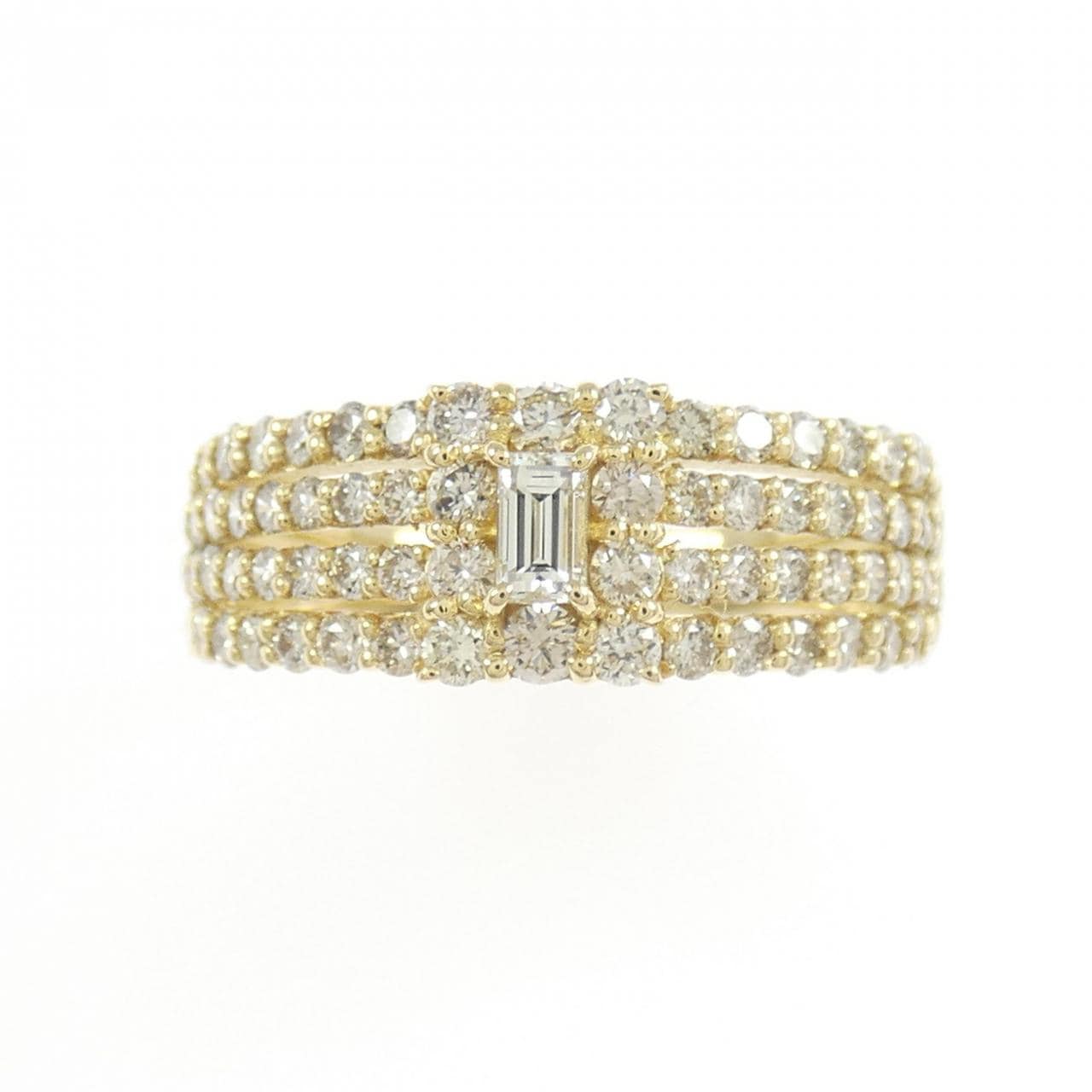 K18YG ダイヤモンド リング 0.70CT
