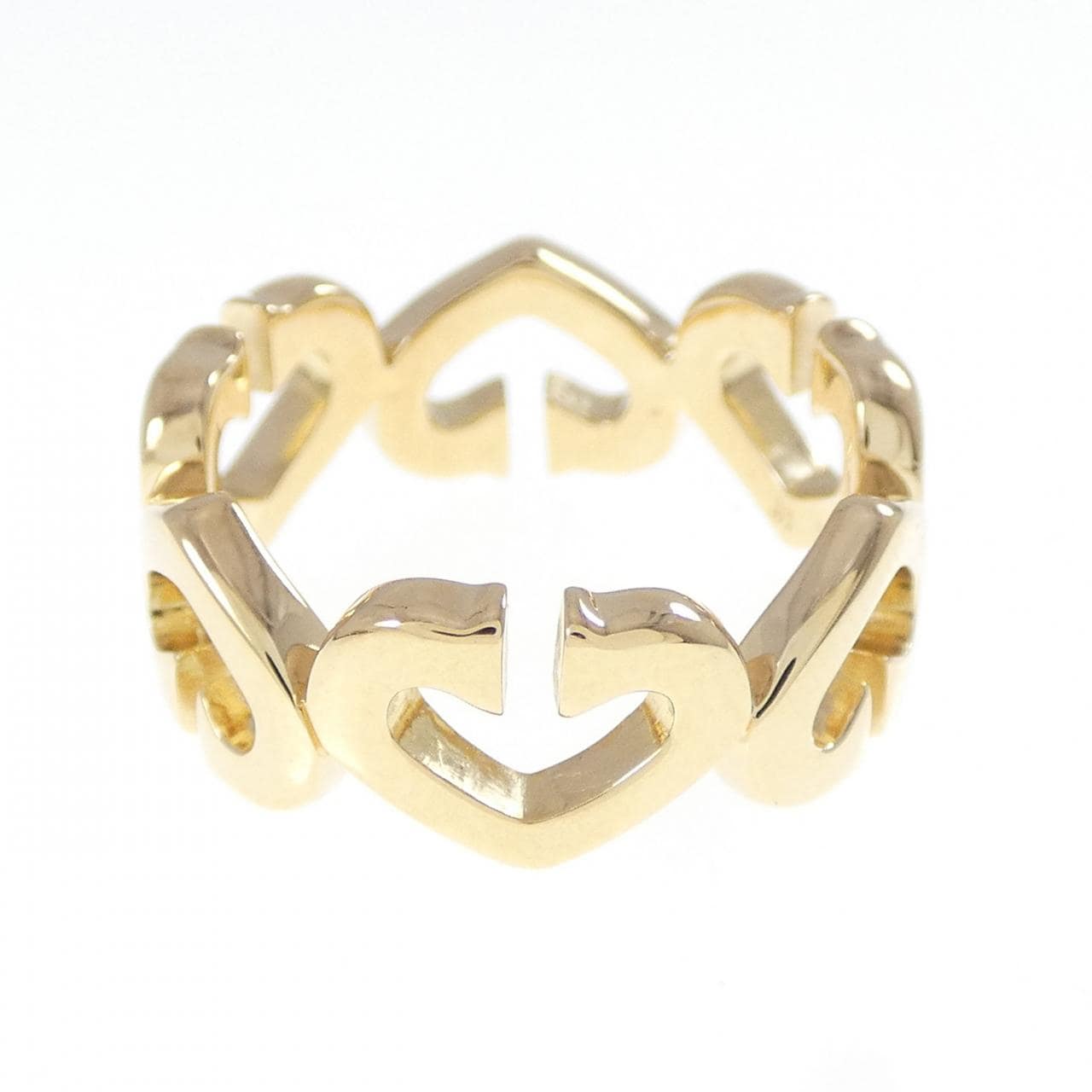 カルティエ Cハート リング