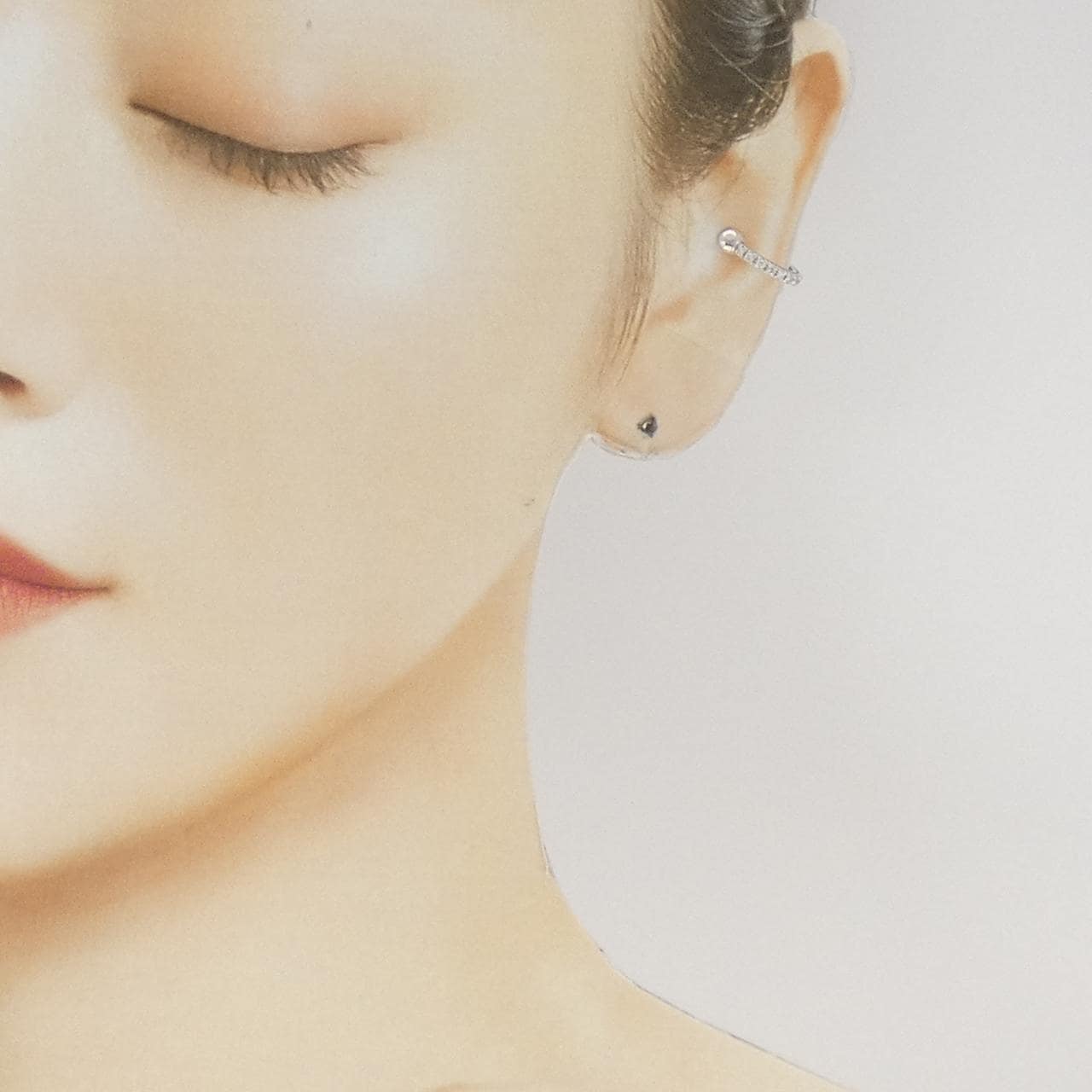 リーフェ ダイヤモンド イヤーカフ 0.13CT