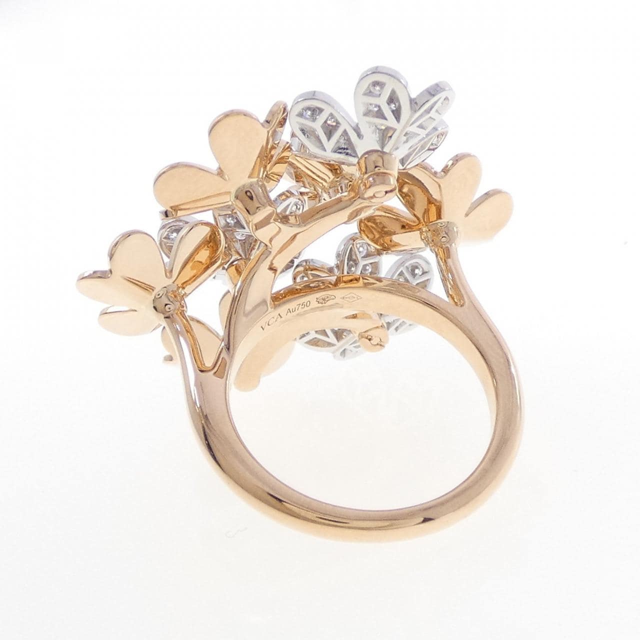 ヴァンクリーフ&アーペル フリヴォル 8フラワー リング