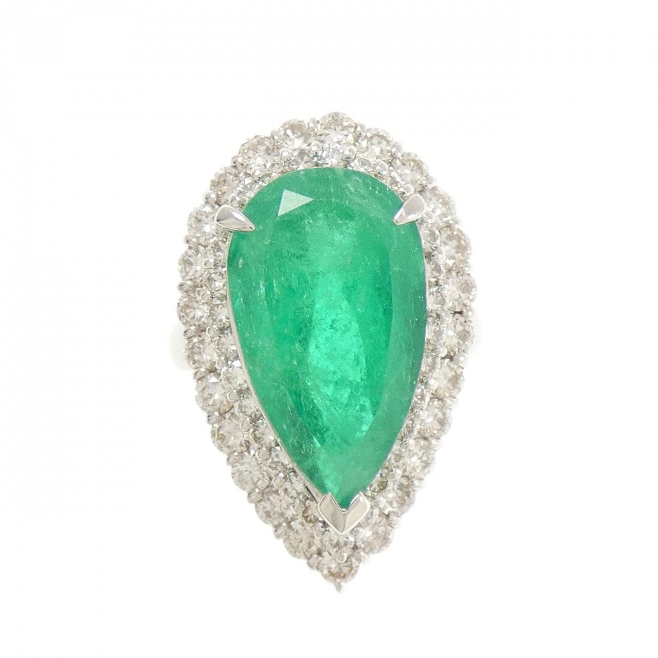 PT900 エメラルド リング 7.70CT コロンビア産