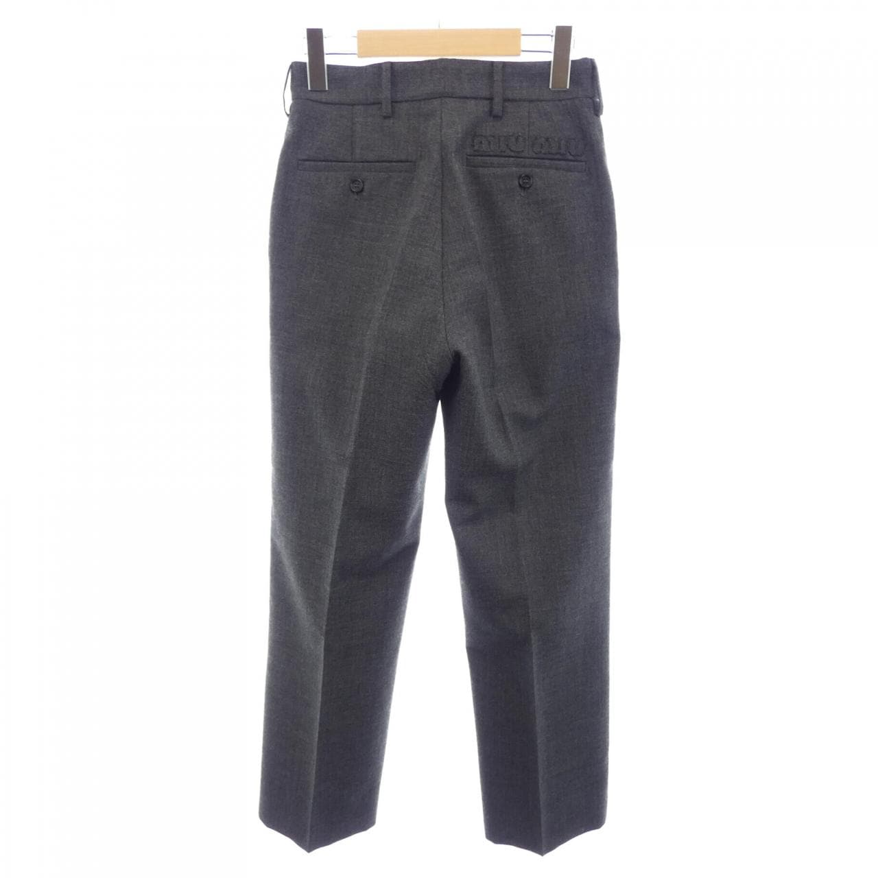 ミュウミュウ MIU MIU MIU MIU ロゴ MP1831 SOOO 11CZ パンツ