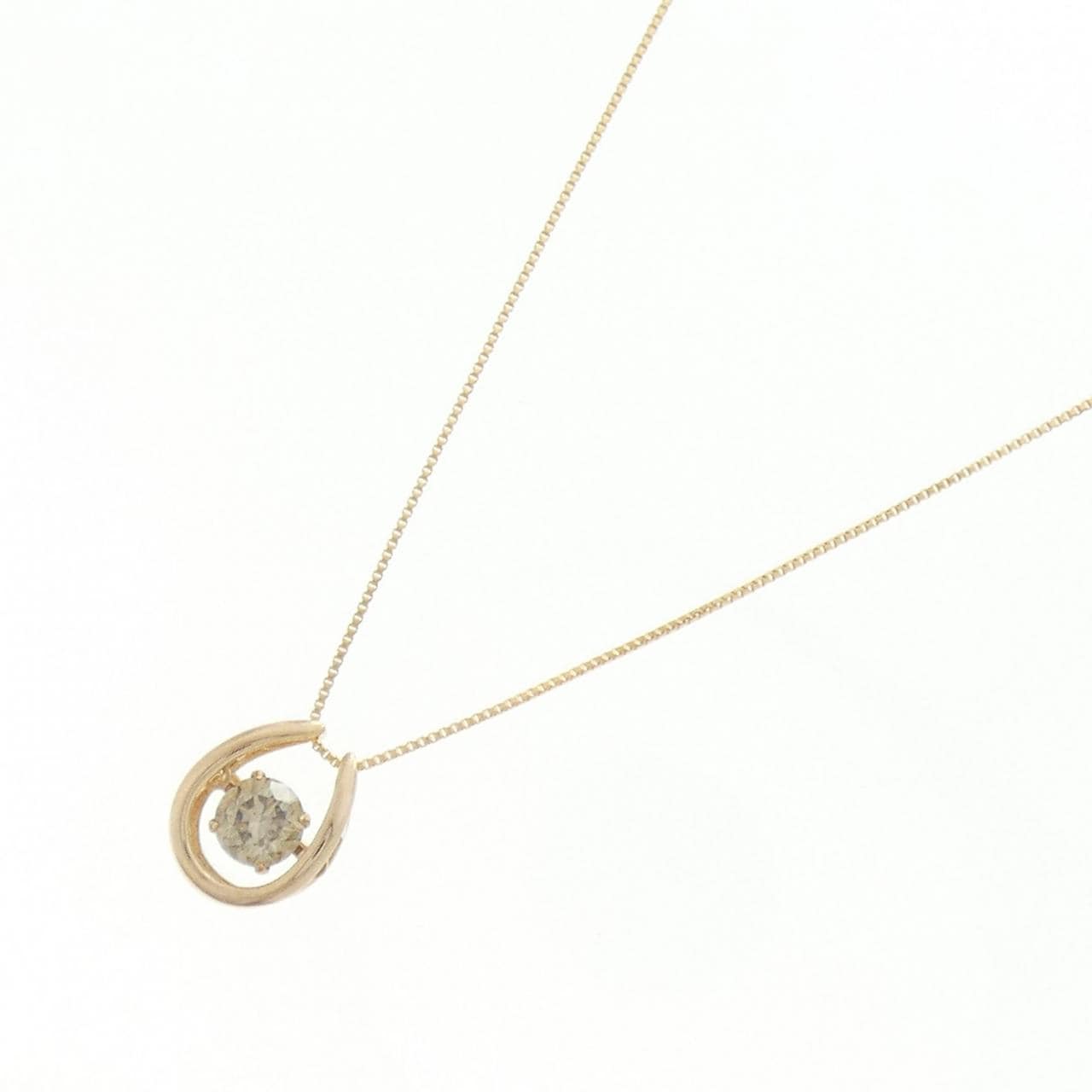 K18PG ダイヤモンド ネックレス 0.50CT