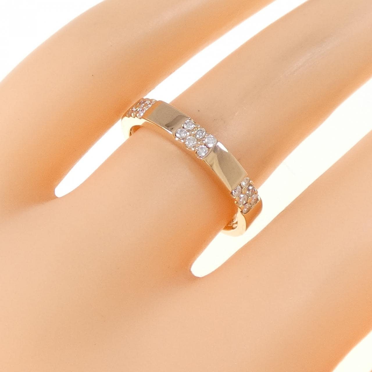 クミキョク ダイヤモンド リング 0.18CT