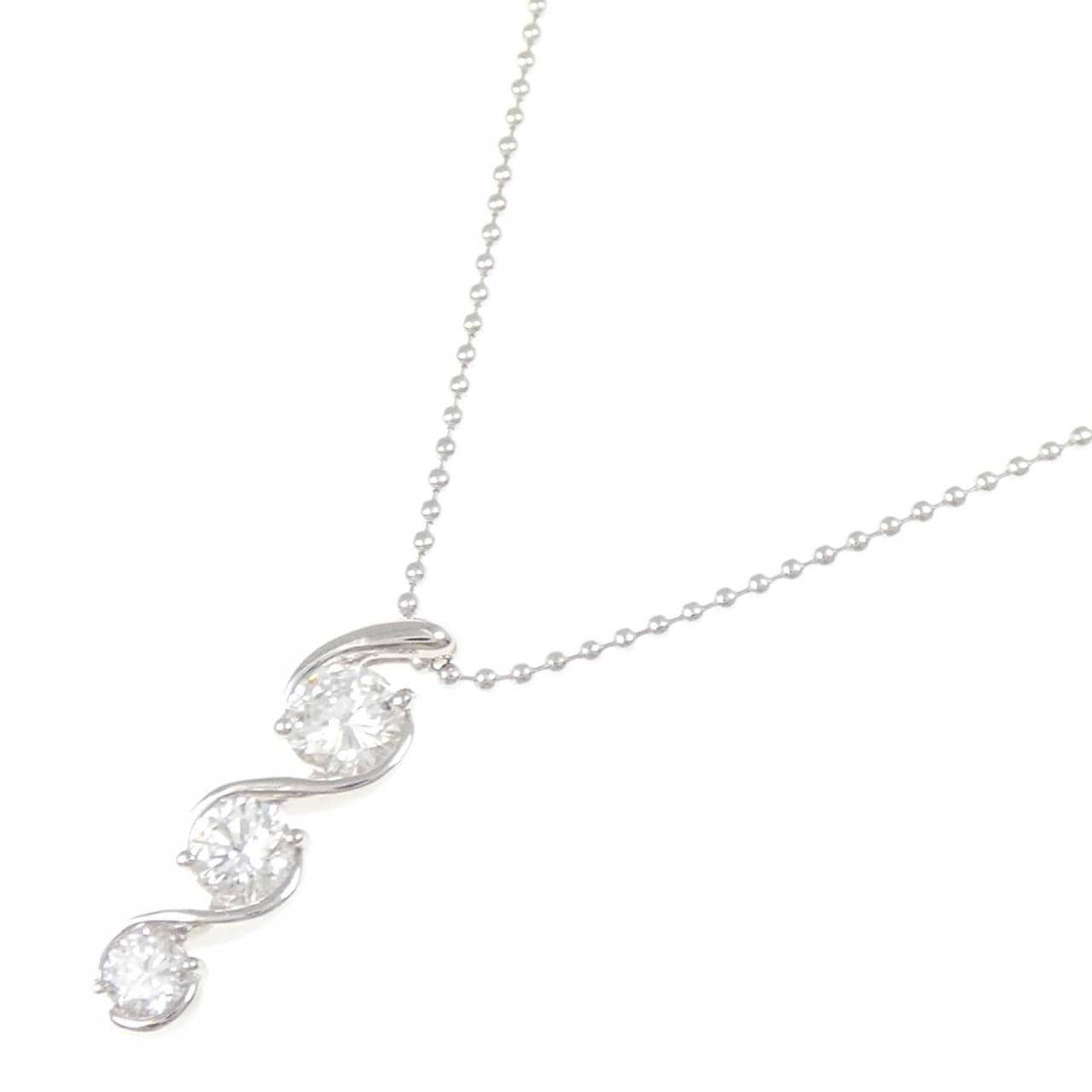 PT900/PT850 ダイヤモンド ネックレス 0.67CT