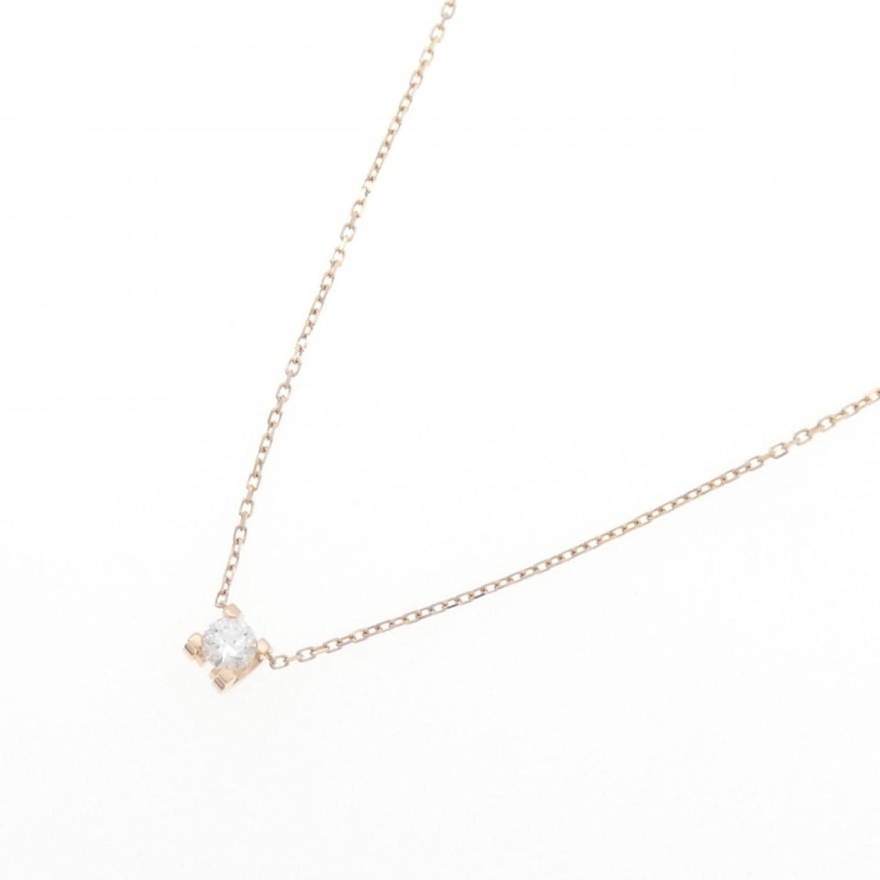 カルティエ Cドゥ カルティエ ネックレス 0.19CT D IF 3EXT