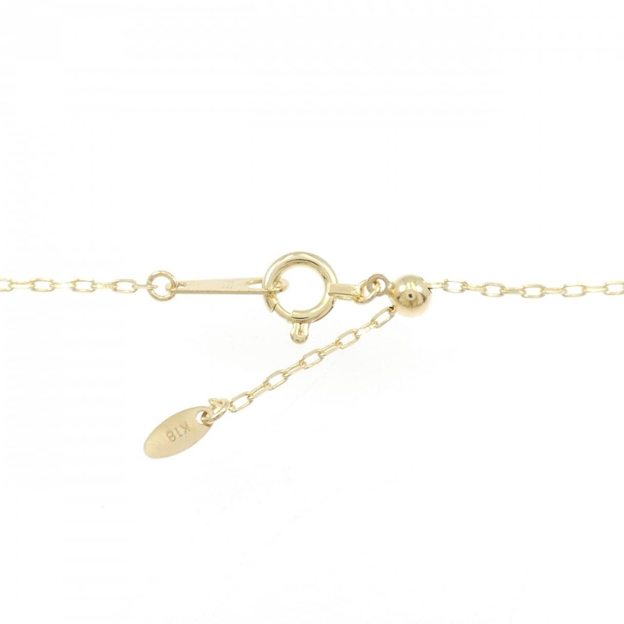 K18YG ハート ダイヤモンド ネックレス 0.05CT