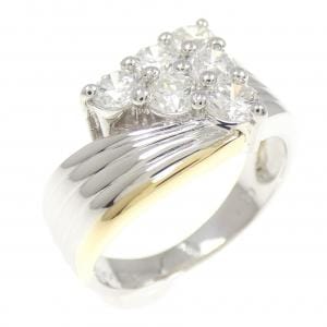 PT900/K18YG ダイヤモンド リング 1.00CT
