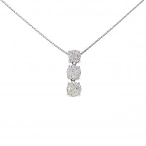PT850 ダイヤモンド ネックレス 2.02CT