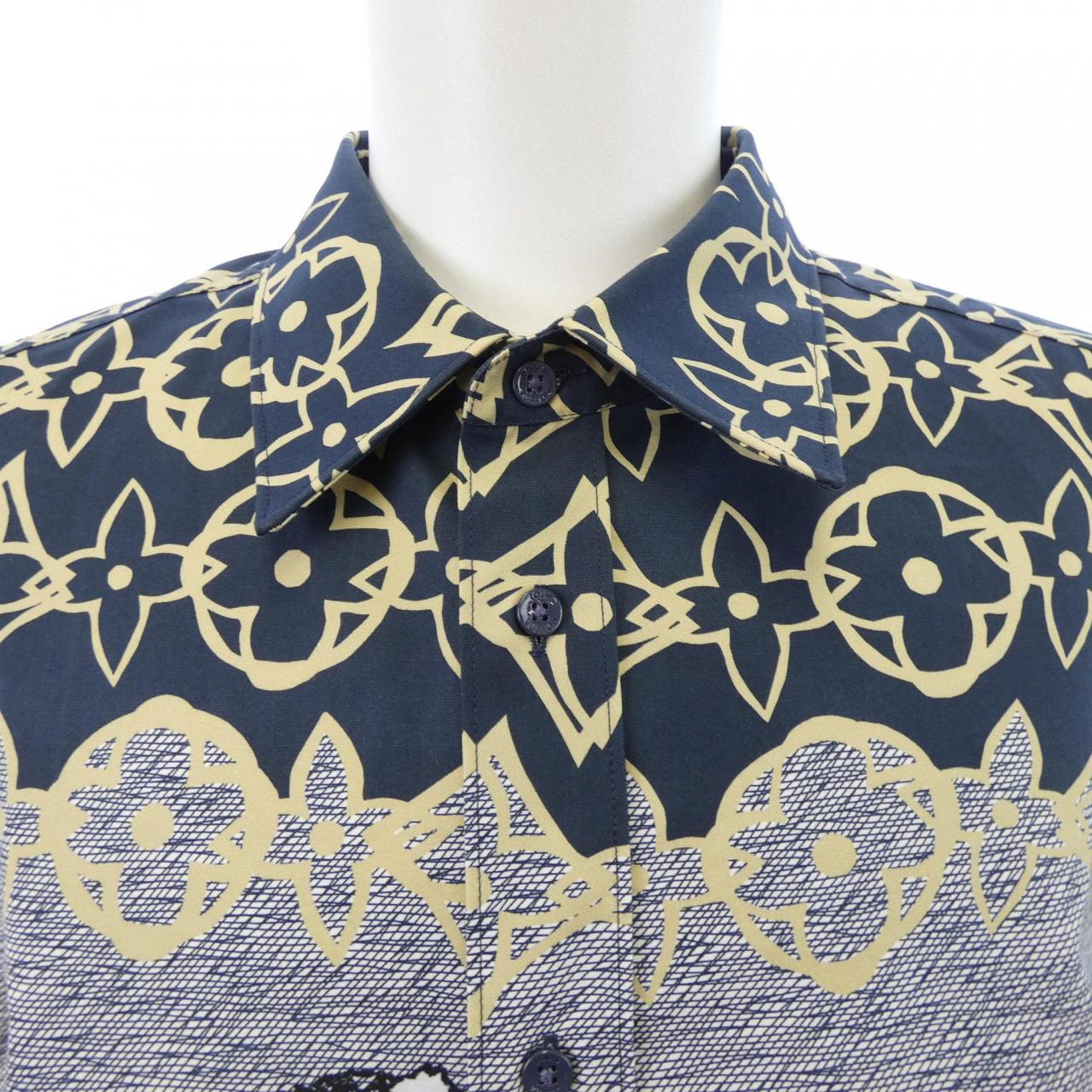 ルイヴィトン LOUIS VUITTON LVワックスショートスリーブシャツ HLS72WFS8 S/Sシャツ
