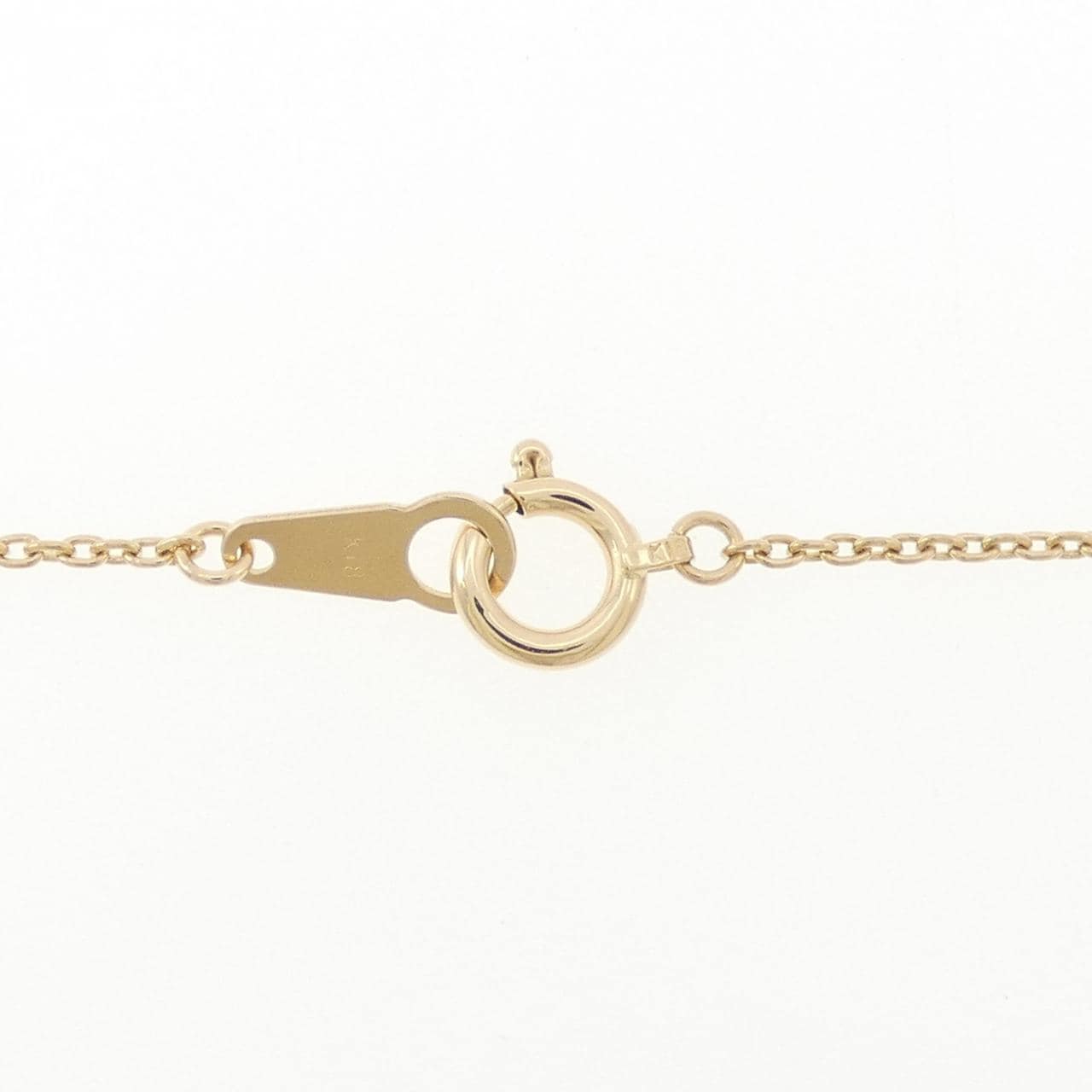 K18YG フラワー ダイヤモンド ネックレス 1.07CT