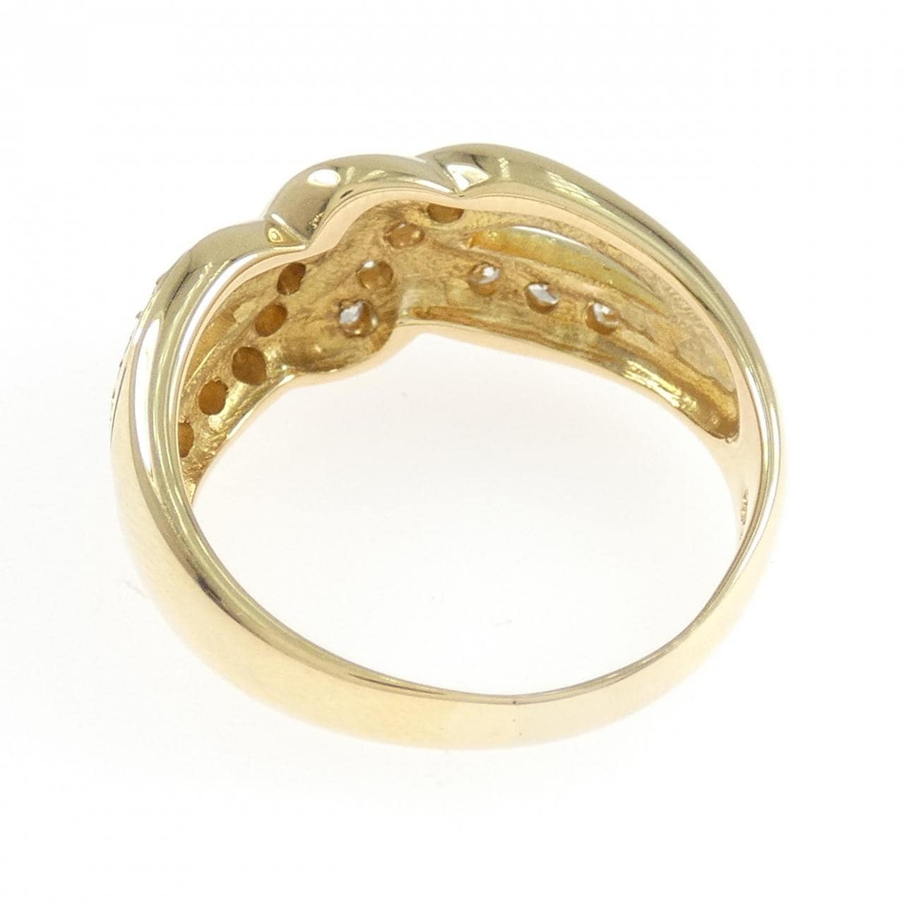 K18YG ダイヤモンド リング