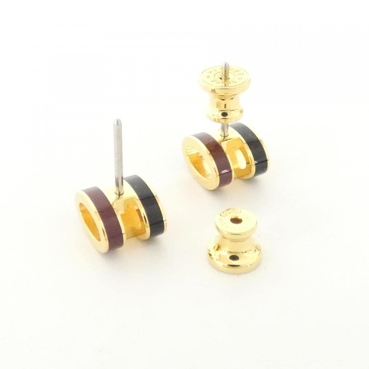 【未使用品】エルメス ポップ アッシュ ロカバール MINI 100065F ピアス