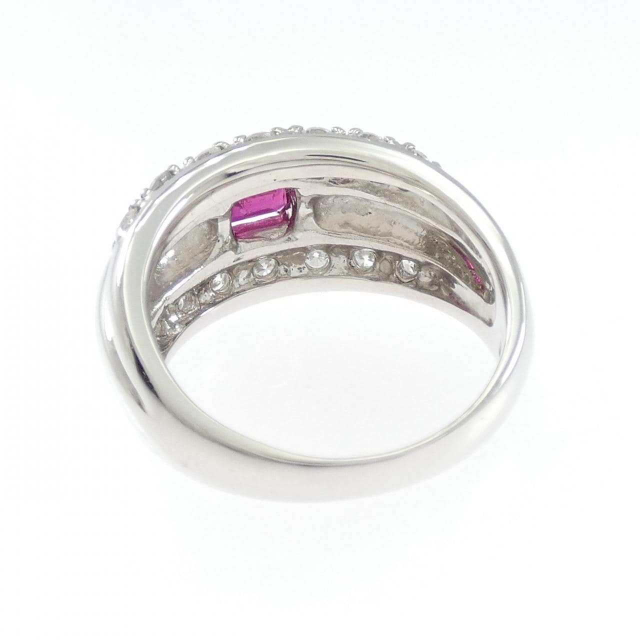 PT900 ルビー リング 0.48CT