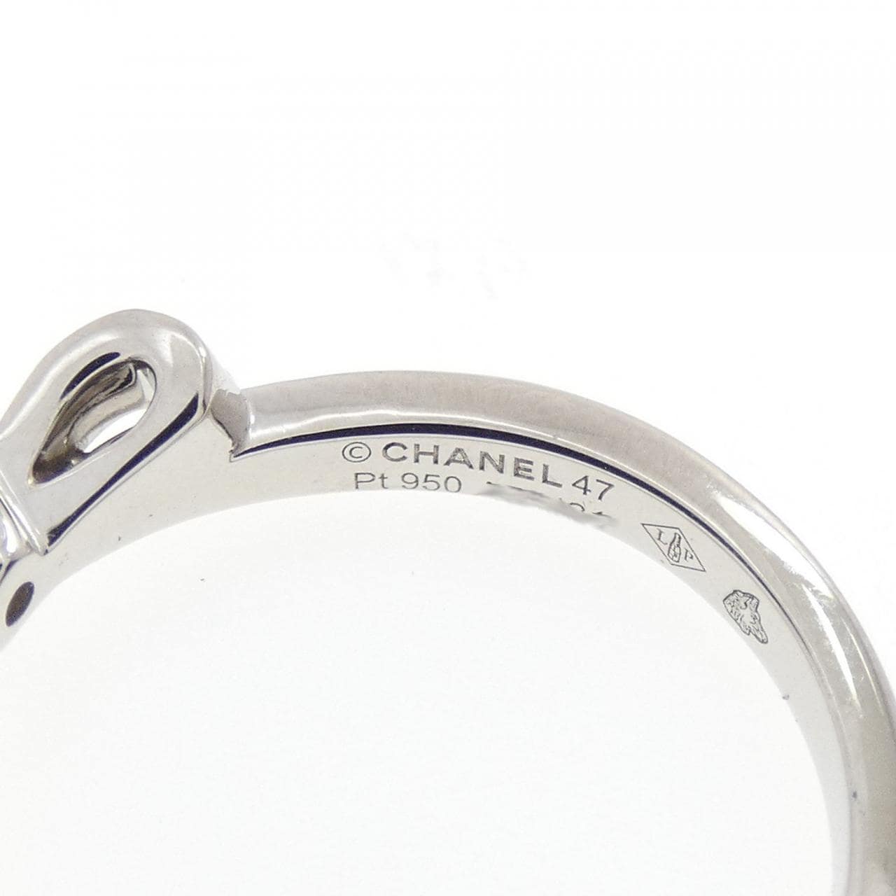 シャネル リュバン リング 0.25CT E IF EXT