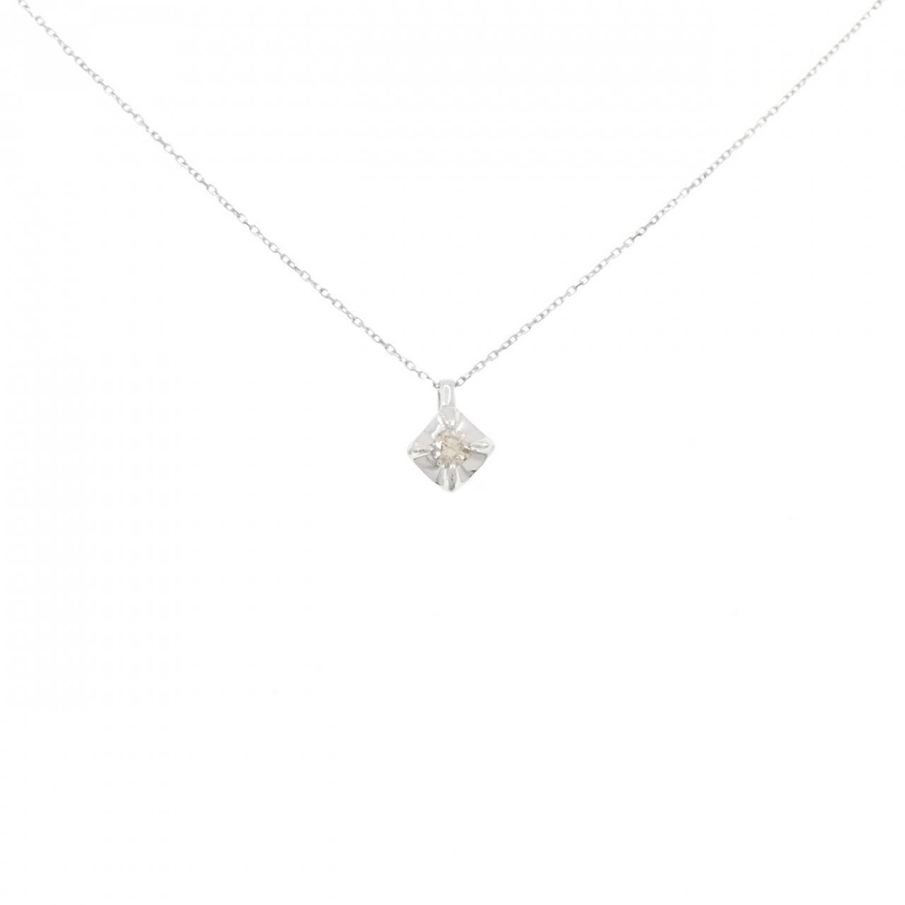 K10WG ダイヤモンド ネックレス 0.05CT