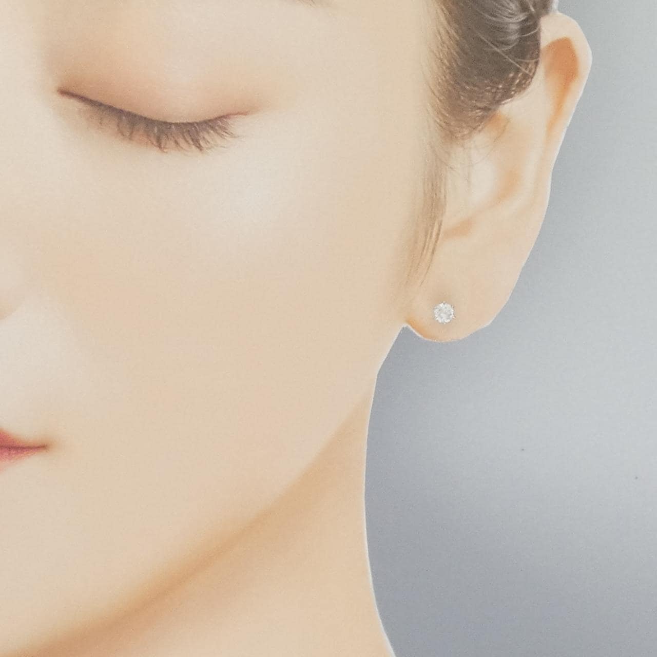 【リメイク】PT900/ST ダイヤモンド ピアス 0.213CT 0.219CT F VS1 VG-GOOD