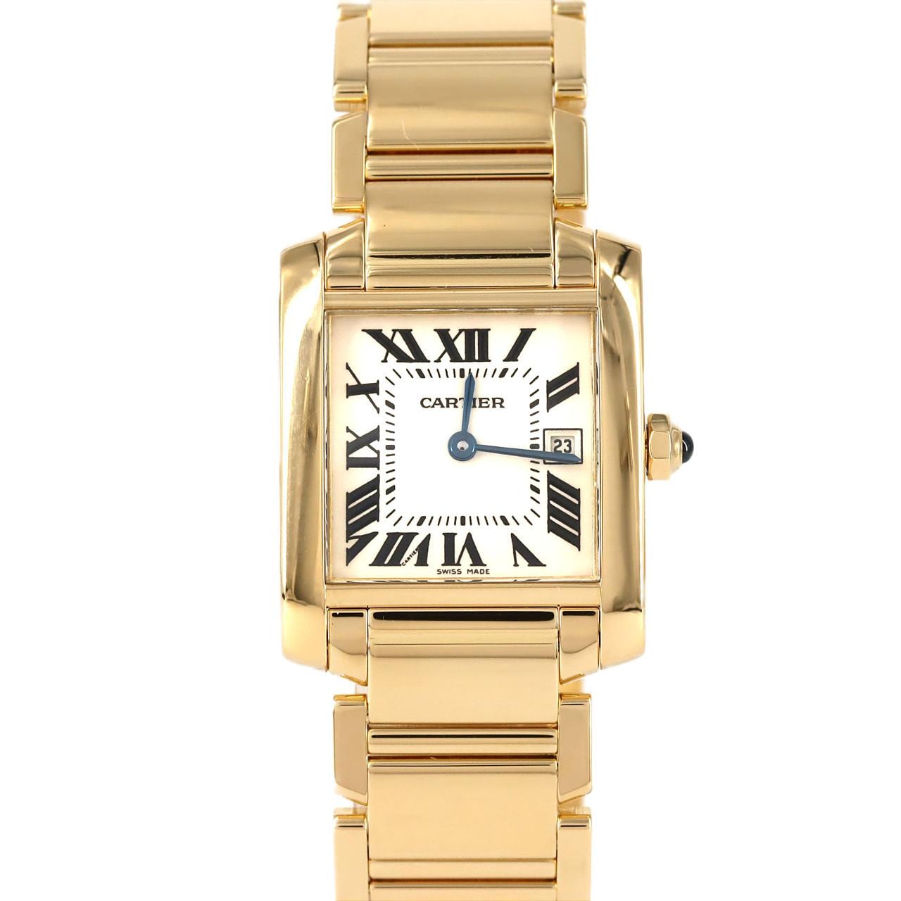 カルティエ タンクフランセーズMM YG W50014N2 YG クォーツ