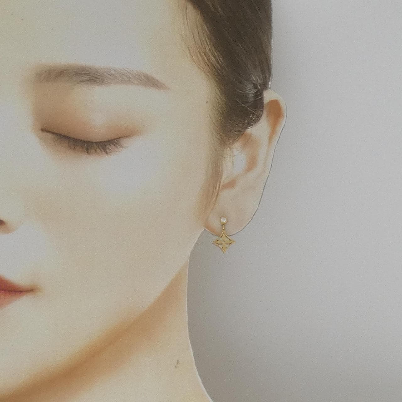 ルイヴィトン ピュス モノグラム イディール ピアス 片耳