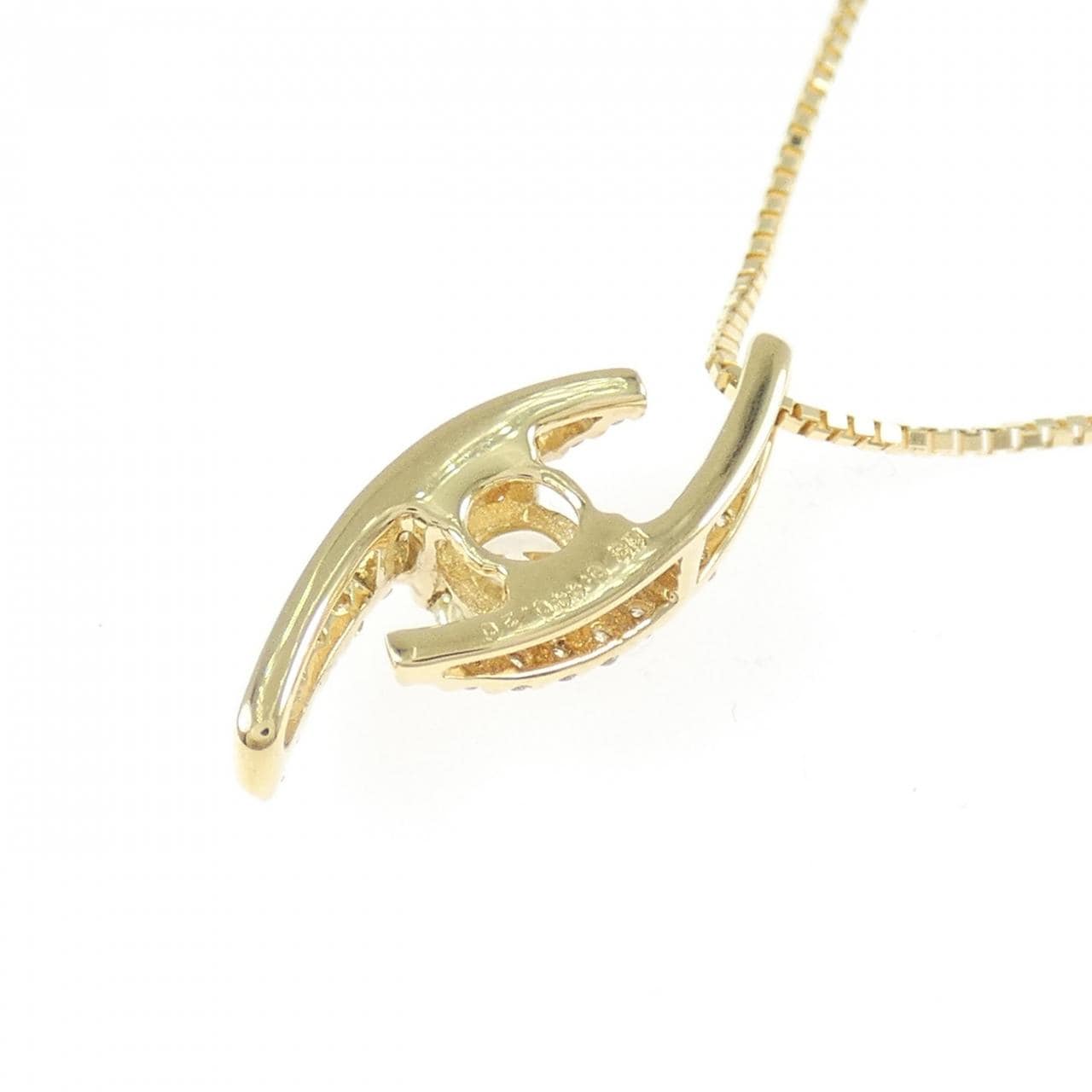 K18YG ダイヤモンド ネックレス 0.44CT