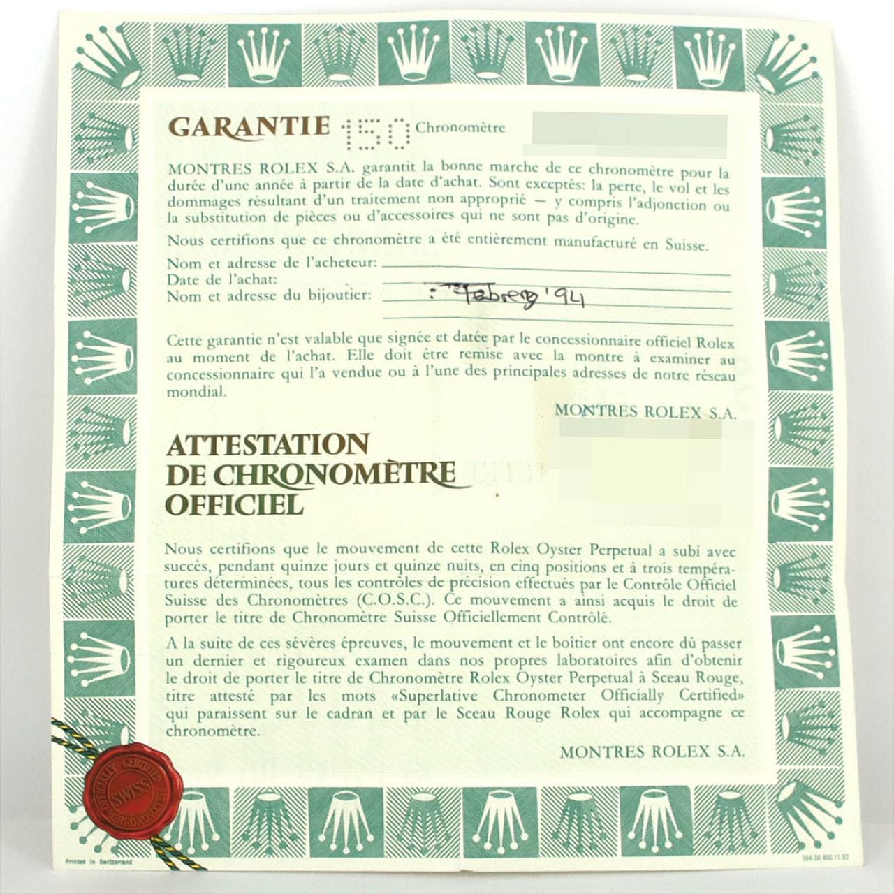 ロレックス サブマリーナーデイト 16610. SS 自動巻 X番