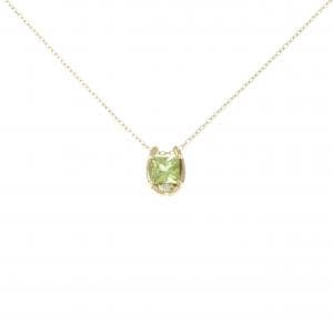 K18YG ペリドット ネックレス