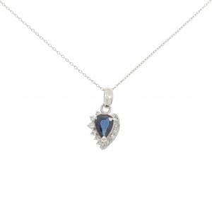 PT850 サファイヤ ネックレス 0.83CT