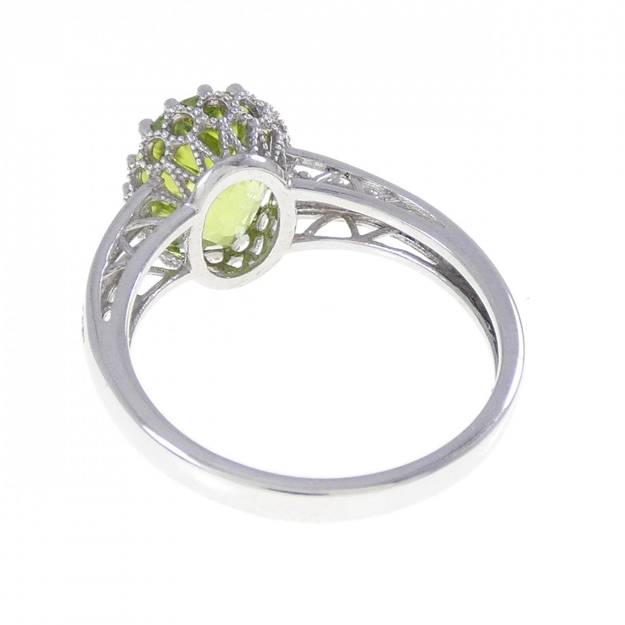 K10WG ペリドット リング