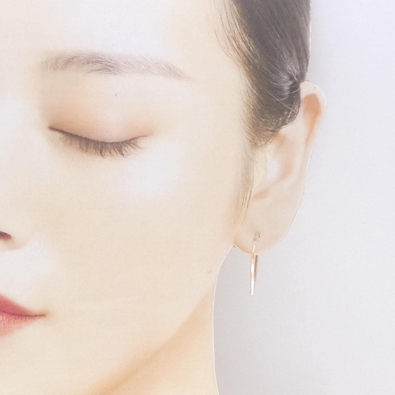 K10PG ハート ピアス