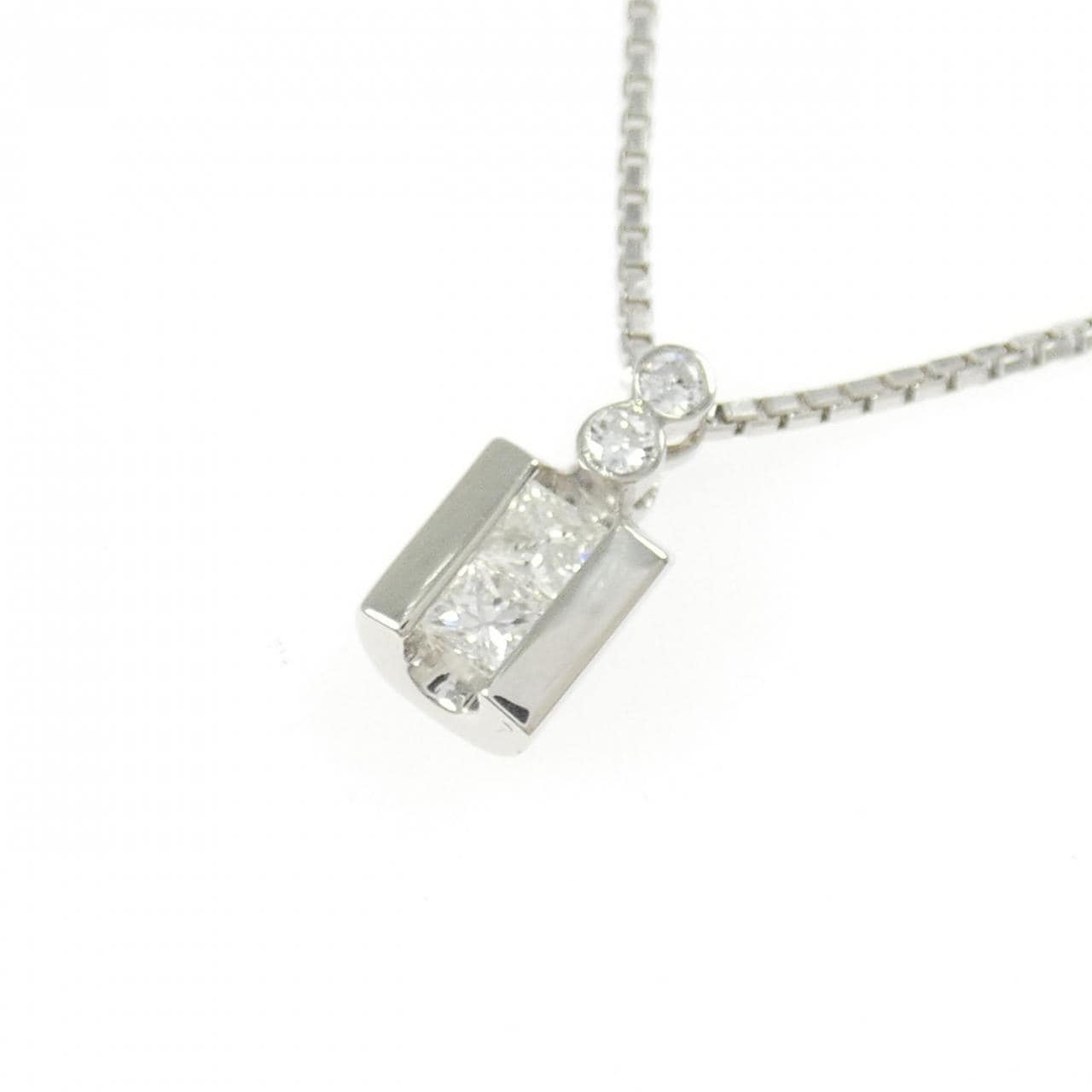 PT900/PT850 ダイヤモンド ネックレス 0.30CT
