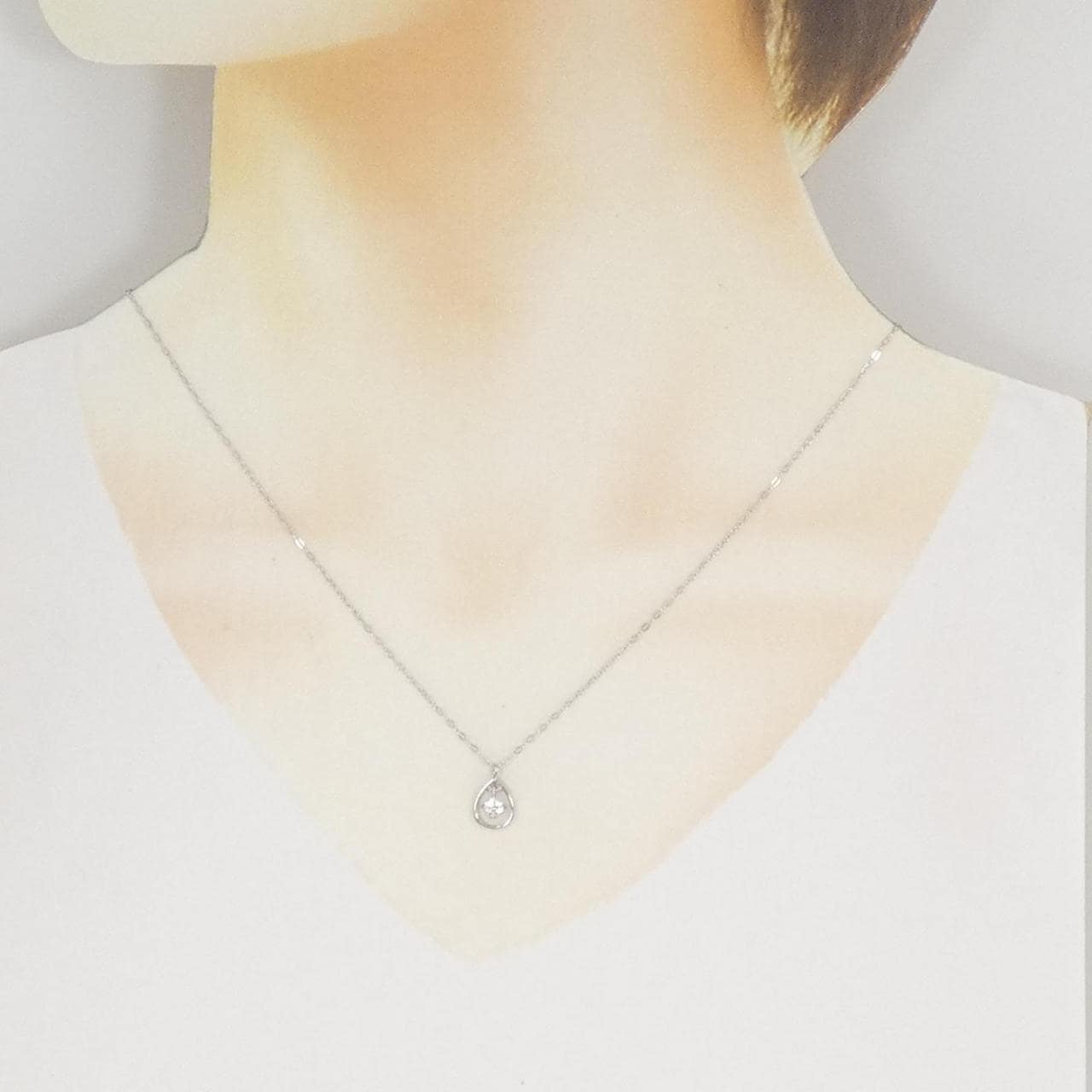 サ バース ダイヤモンド ネックレス 0.12CT