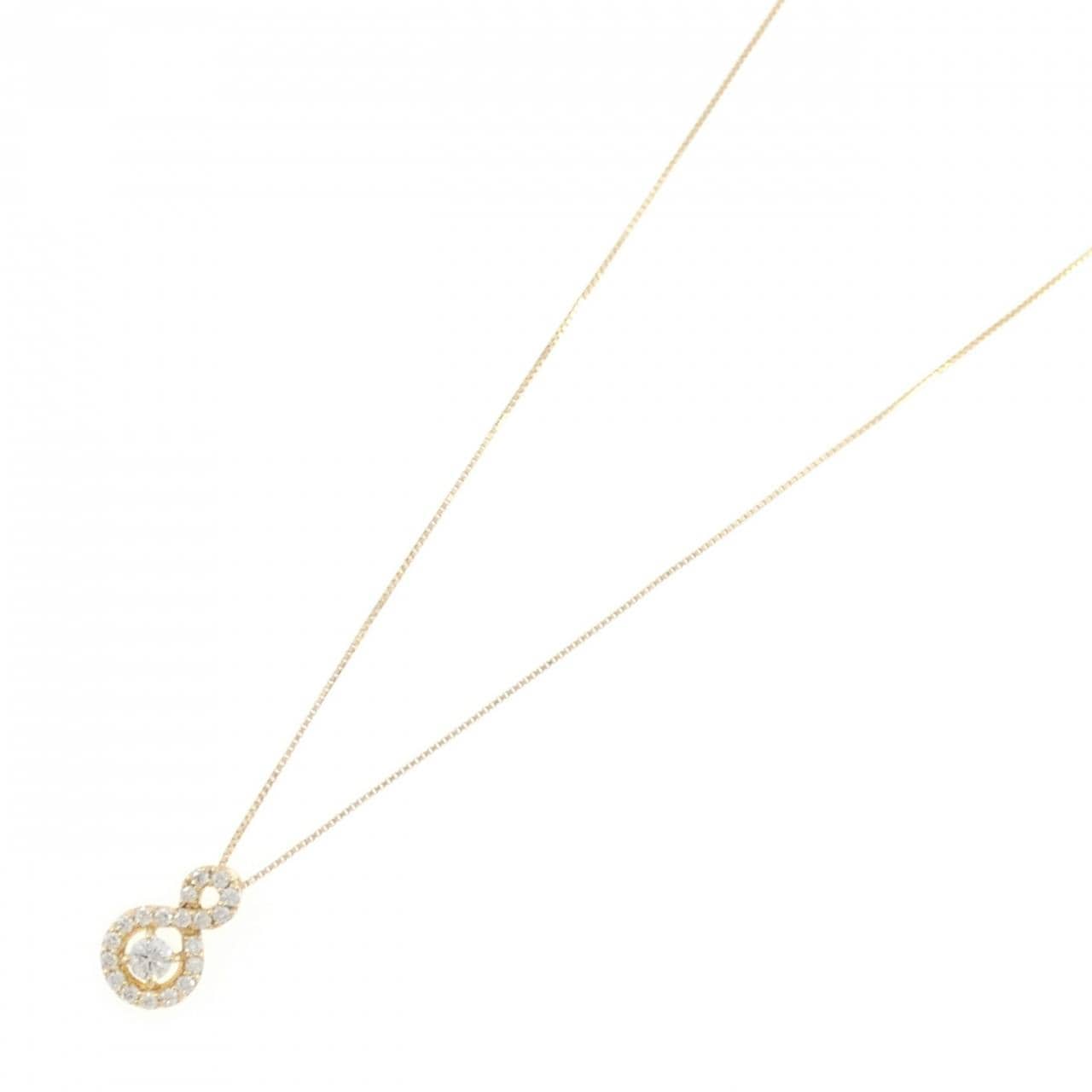 K18YG ダイヤモンド ネックレス 0.35CT