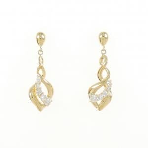 K18YG ダイヤモンド ピアス 0.32CT