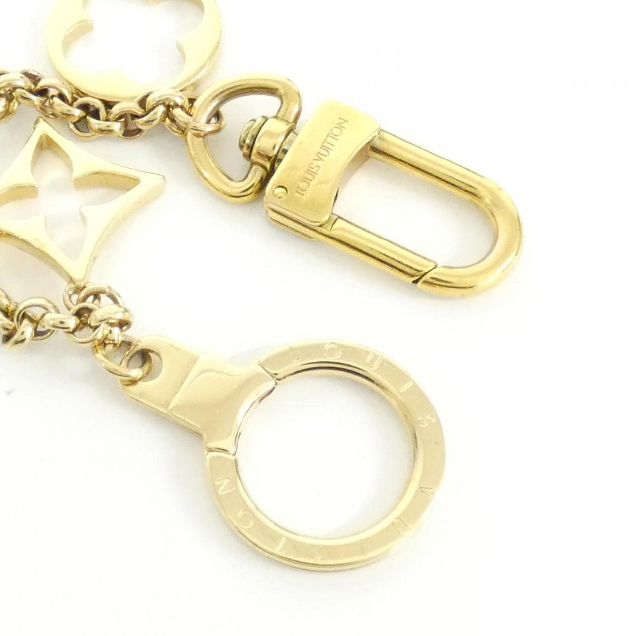 LOUIS VUITTON Bag Charm Chain Fleur De Monogram M65111 Qeelin