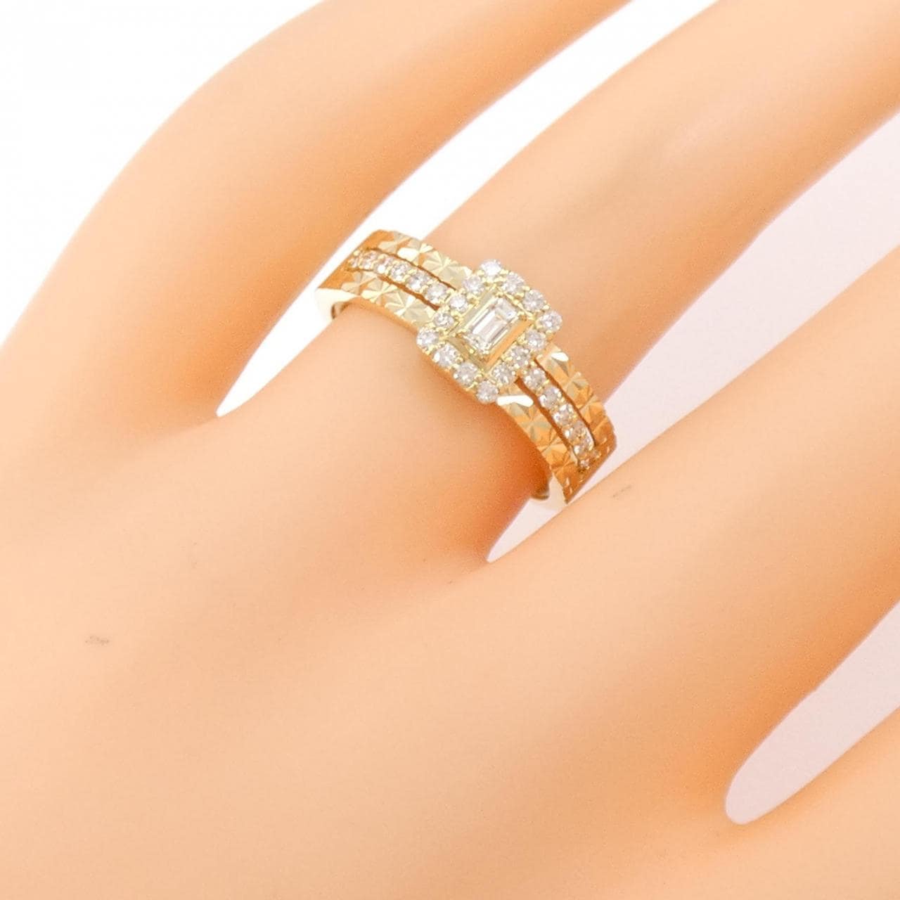 [新品] K18YG钻石0.30CT