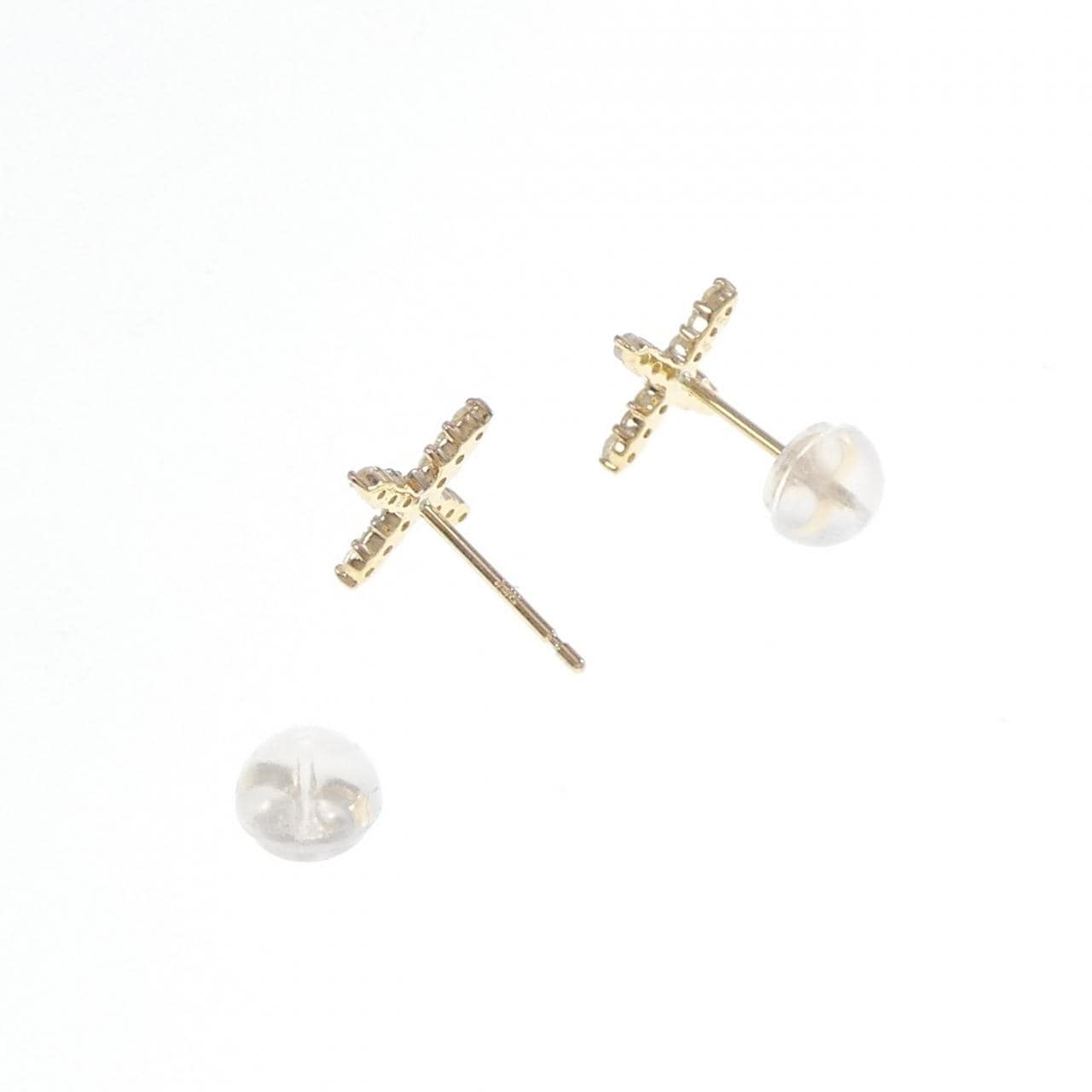 【リメイク】K18YG ダイヤモンド ピアス 0.20CT