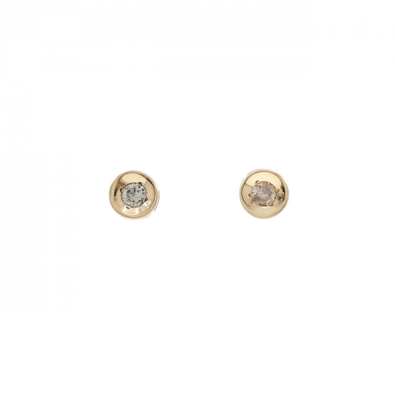 K18YG钻石耳环0.20CT
